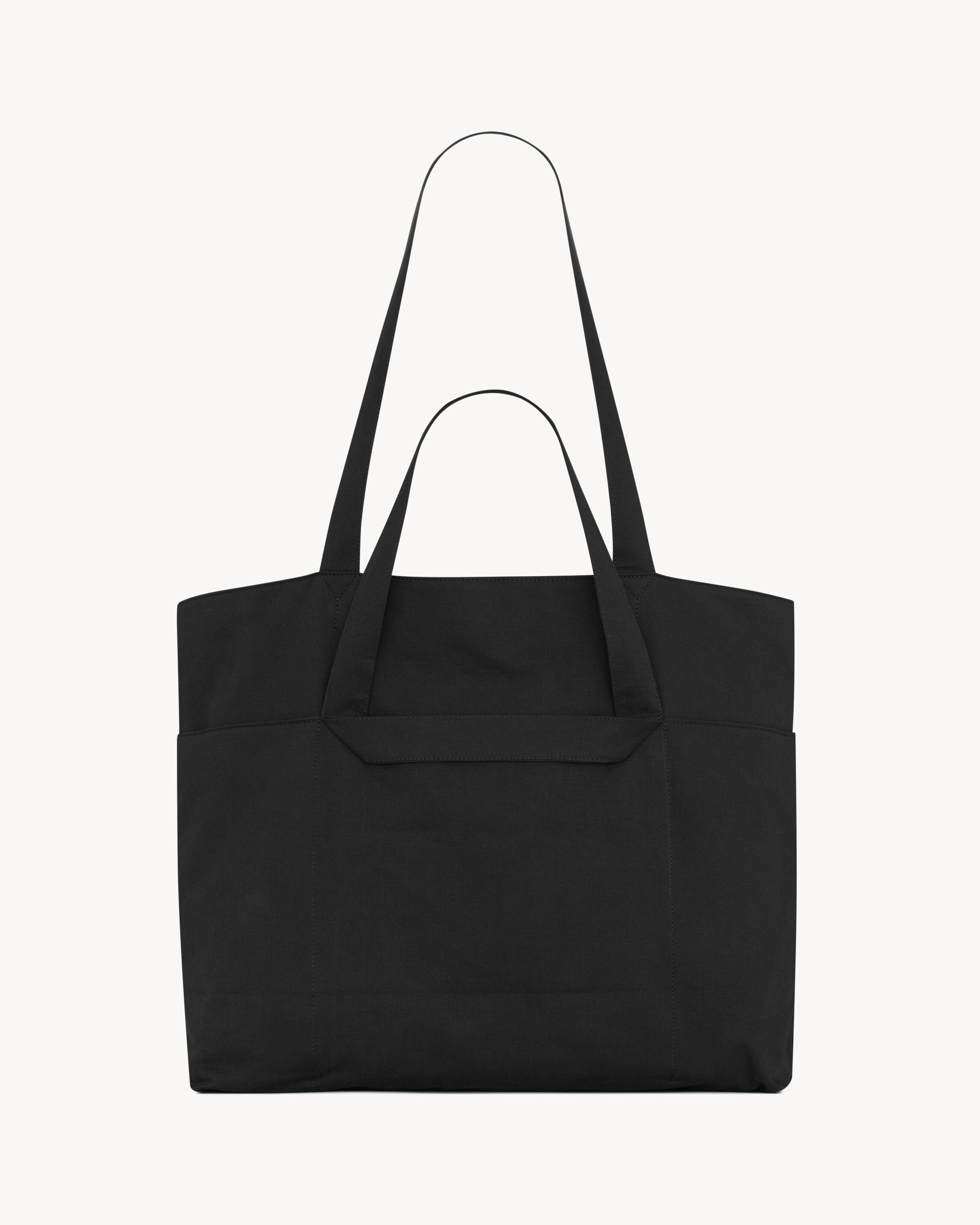 MULTIPOCKET TRAVEL TOTEBAG IN CANVAS