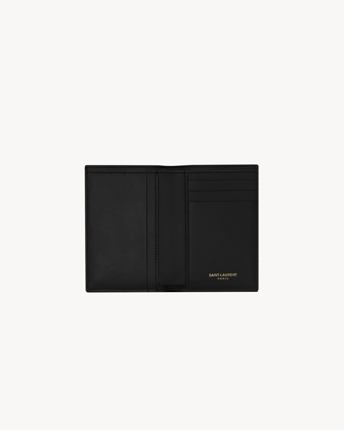 tiny cassandre credit card wallet in crocodile-embossed matte leather