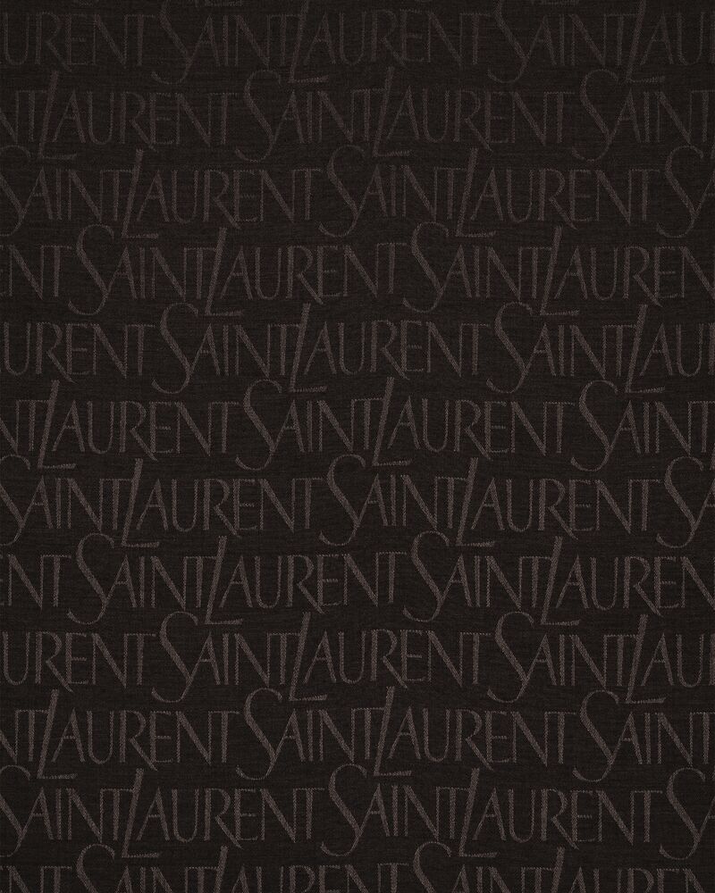 Silk & wool jacquard scarf - Saint Laurent - Women