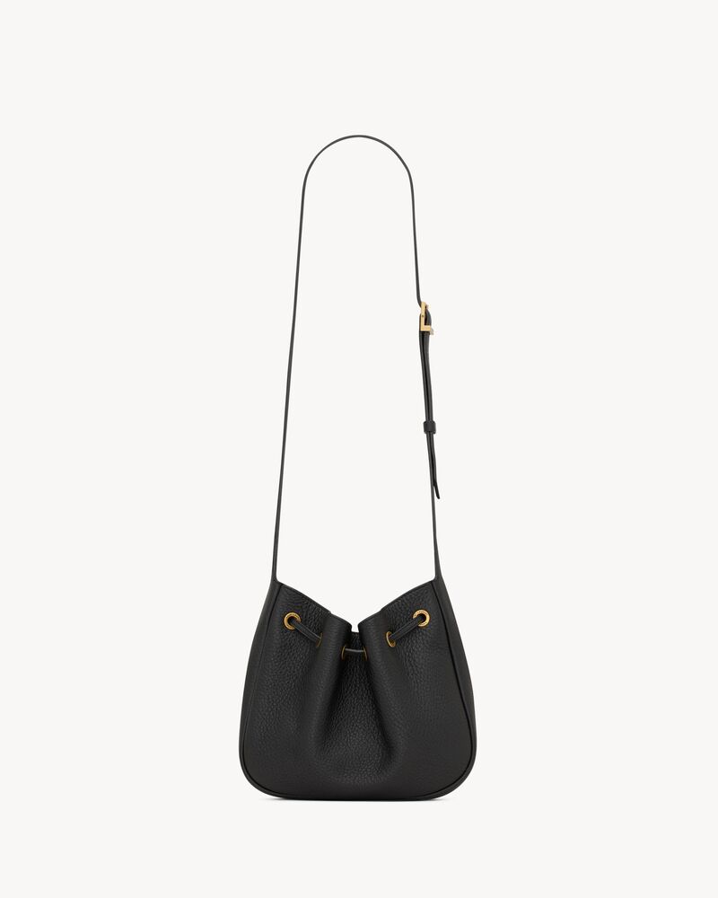 PARIS VII mini hobo in grained leather Saint Laurent YSL JP