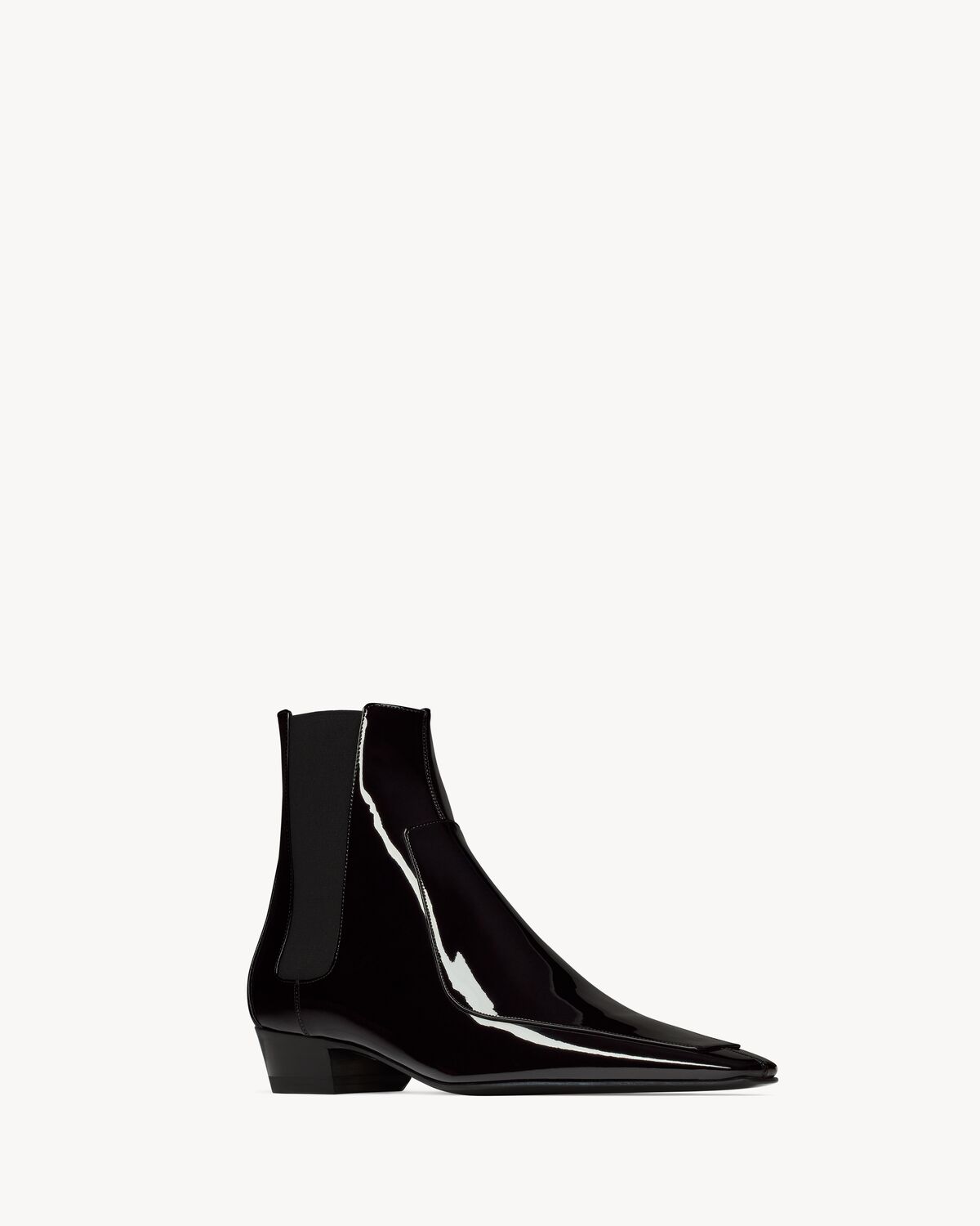 PAOLO Chelsea boots en cuir verni