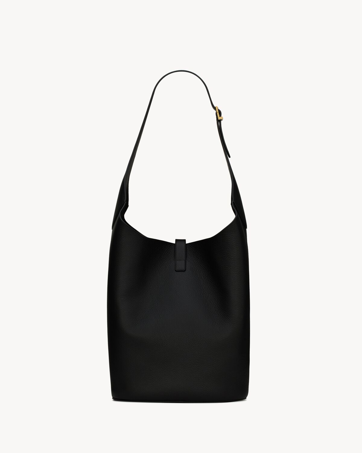 Bolso estilo hobo Le 5 à 7 de piel granulada