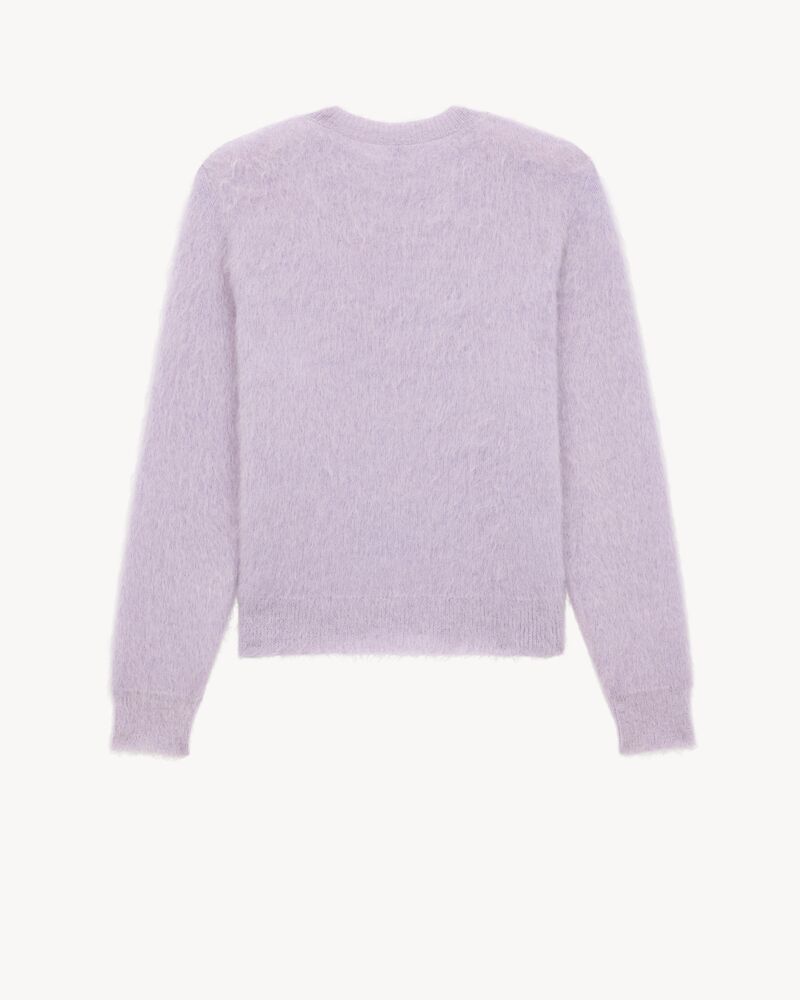 sweater in brushed knit