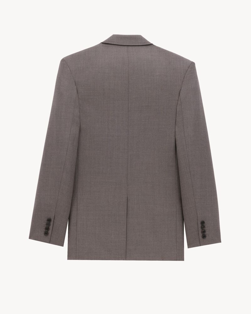 Yves jacket in wool chiné