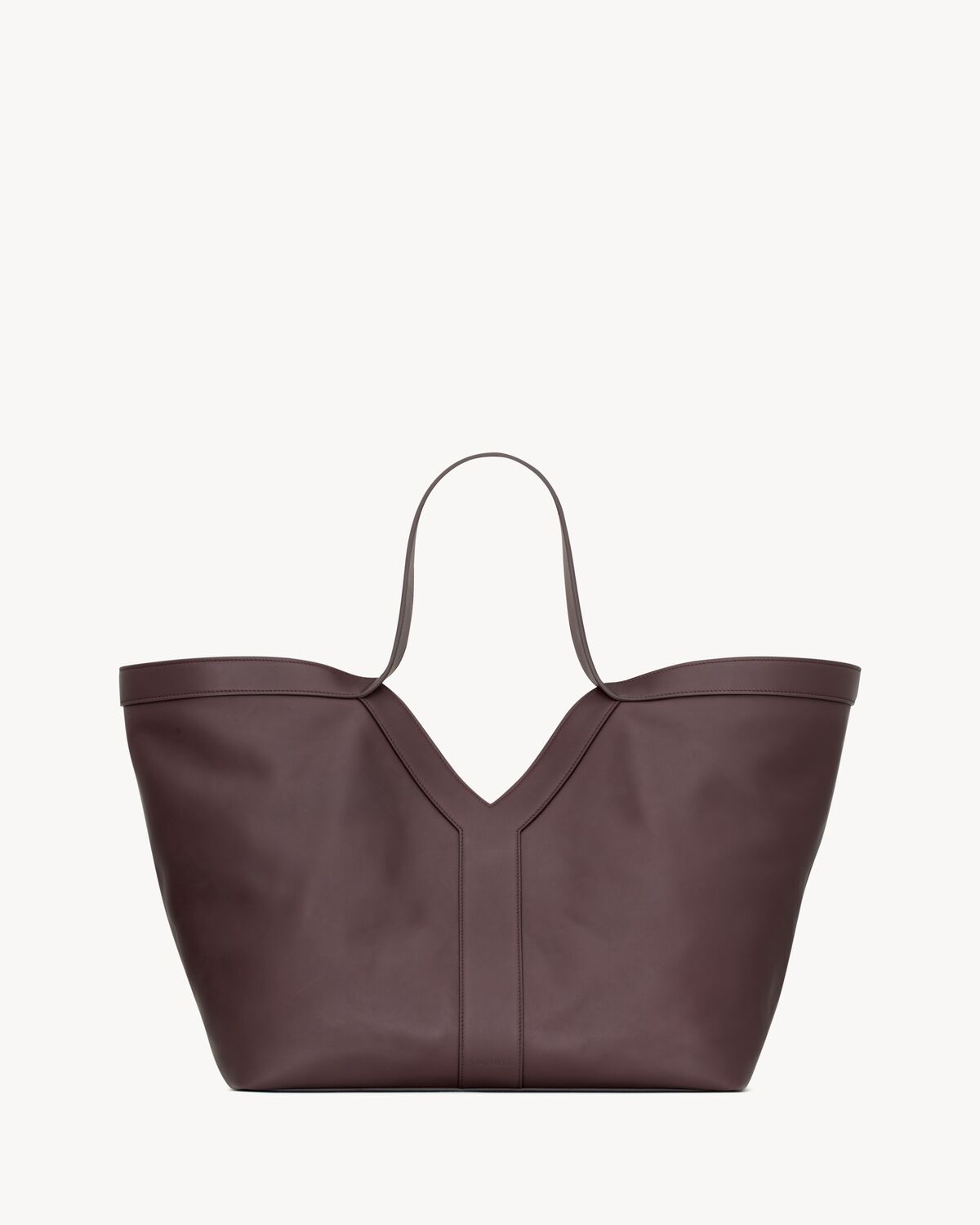 y tote in leather