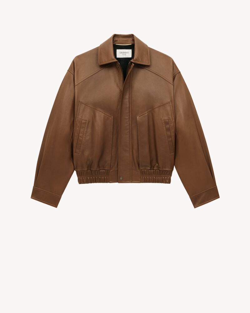 Yves Saint Laurent ダークグレー ボンバージャケット　古着 Yves Saint Laurent ダークグレー ボンバージャケット 古着
