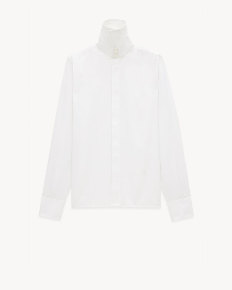 shirt in cotton poplin