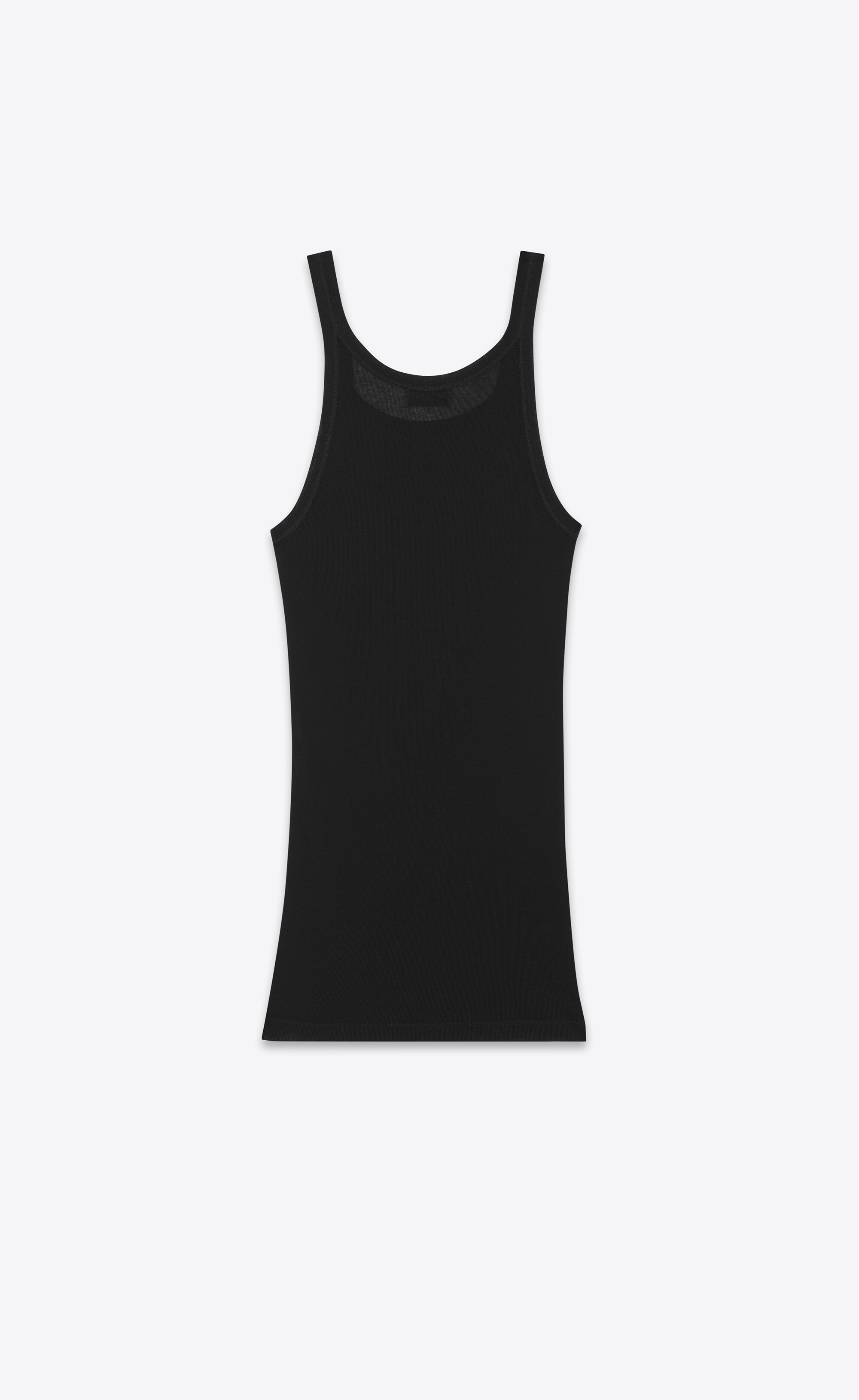 CASSANDRE TANK TOP IN RIBBED JERSEY