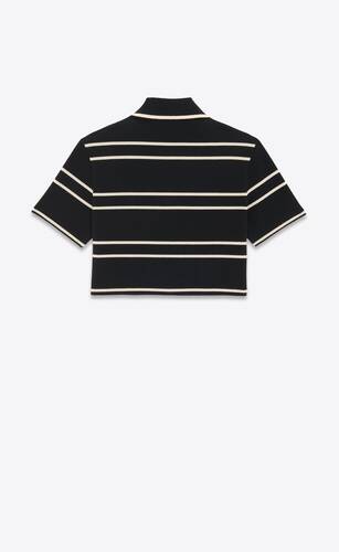 cassandre cropped polo shirt