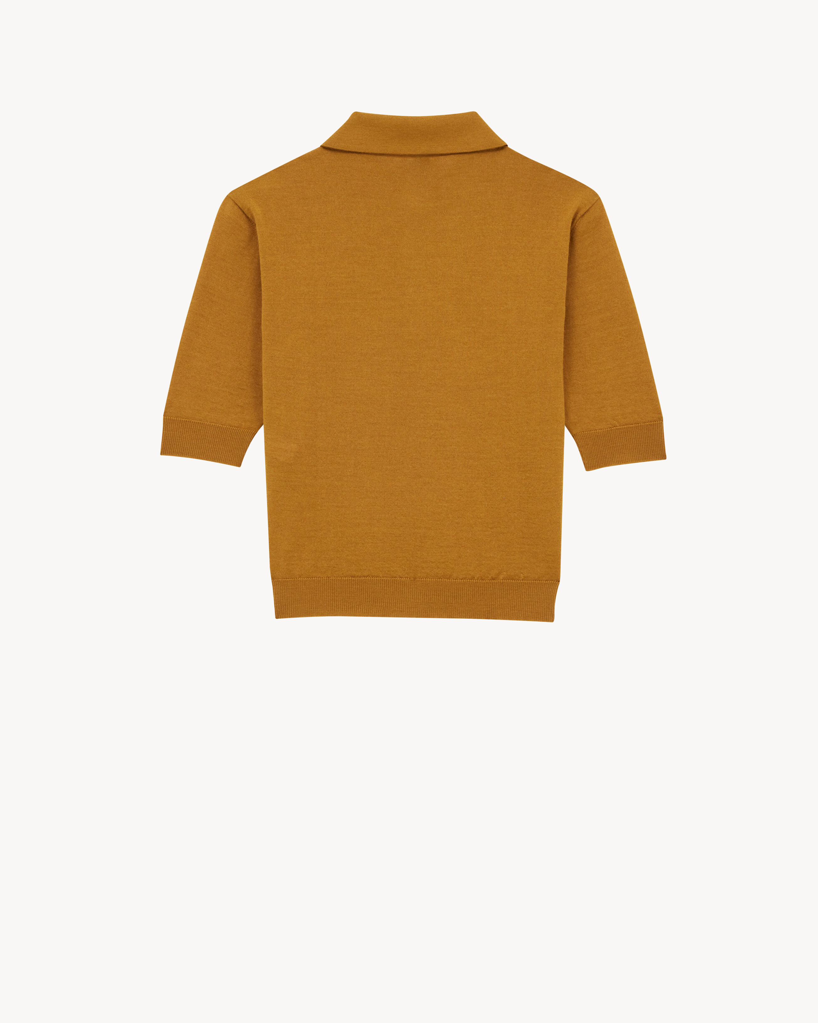 Polo Shirt Cassandre in Cashmere, Wool, And Silk
