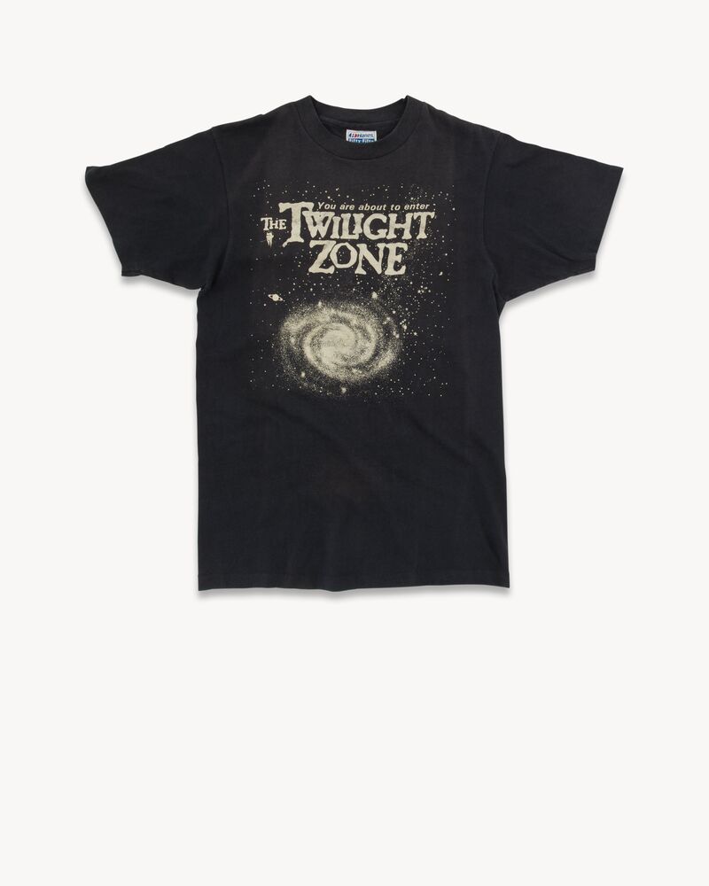 TWILIGHT ZONE T-SHIRT IN COTTON | Saint Laurent 