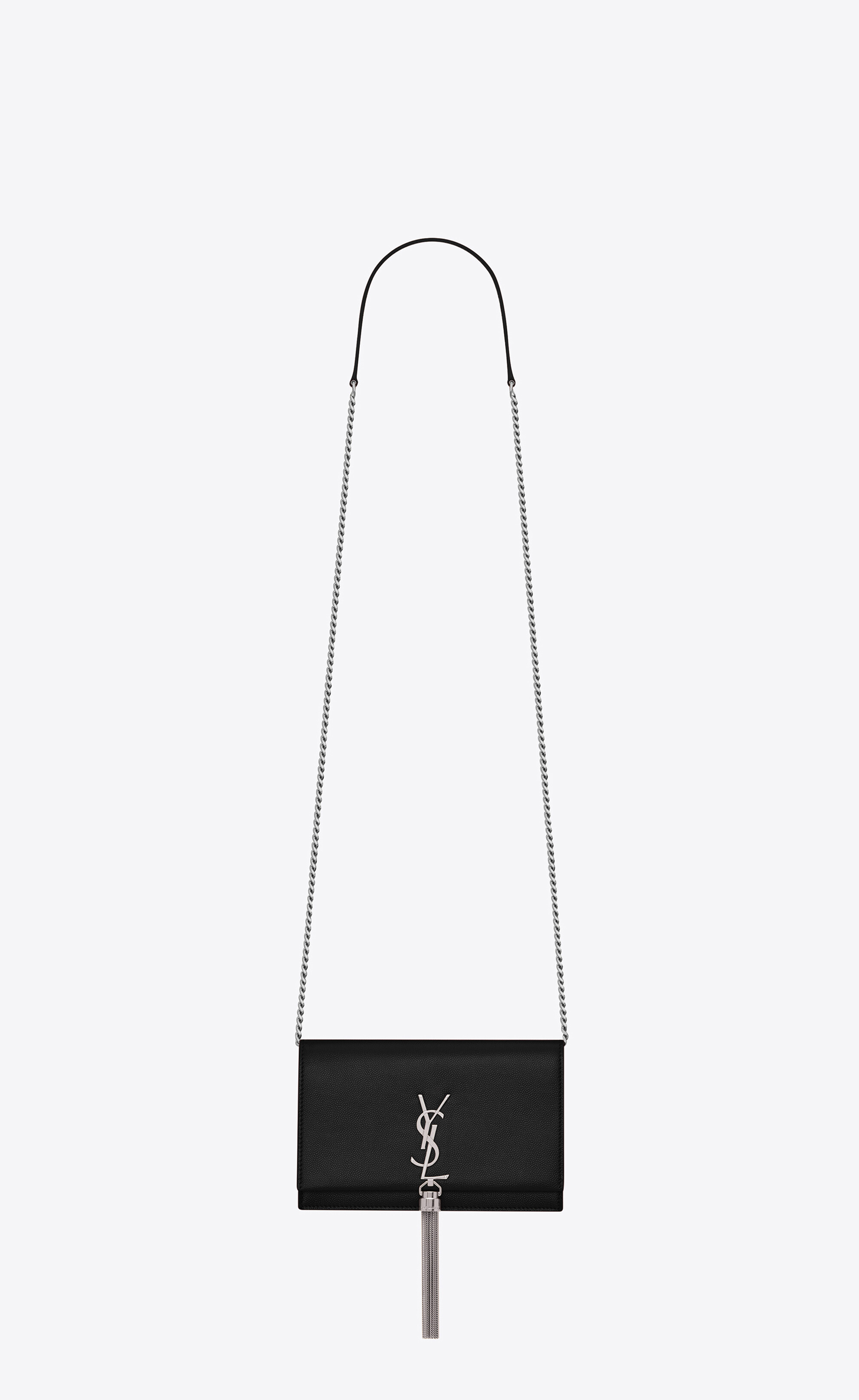 ysl bags black chain