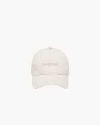 SAINT LAURENT cap in corduroy