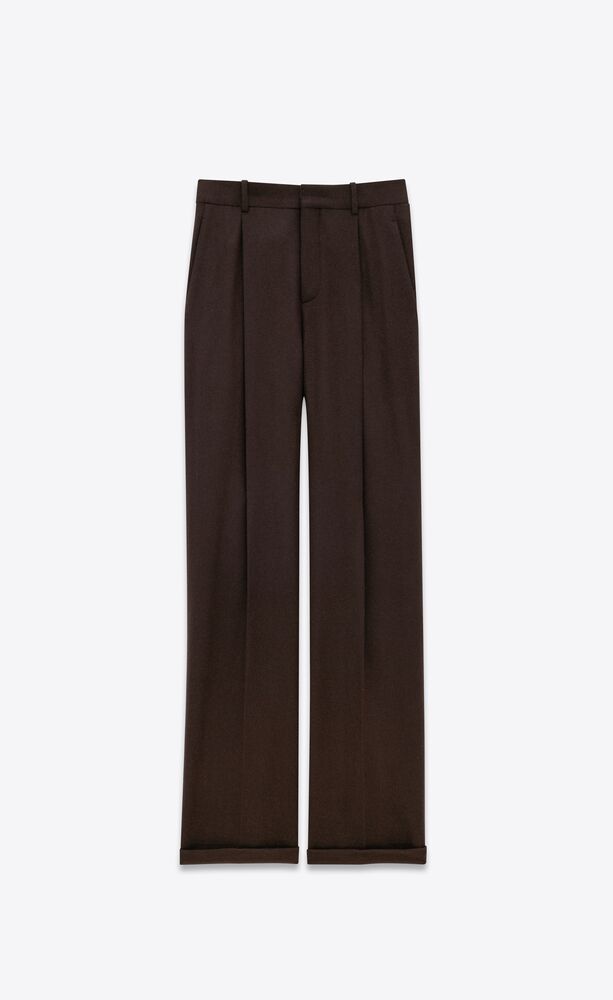pantaloni anni ‘90 in flanella di cashmere