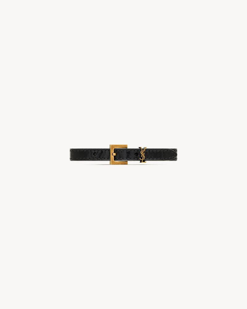 CASSANDRE belt bracelet in leather