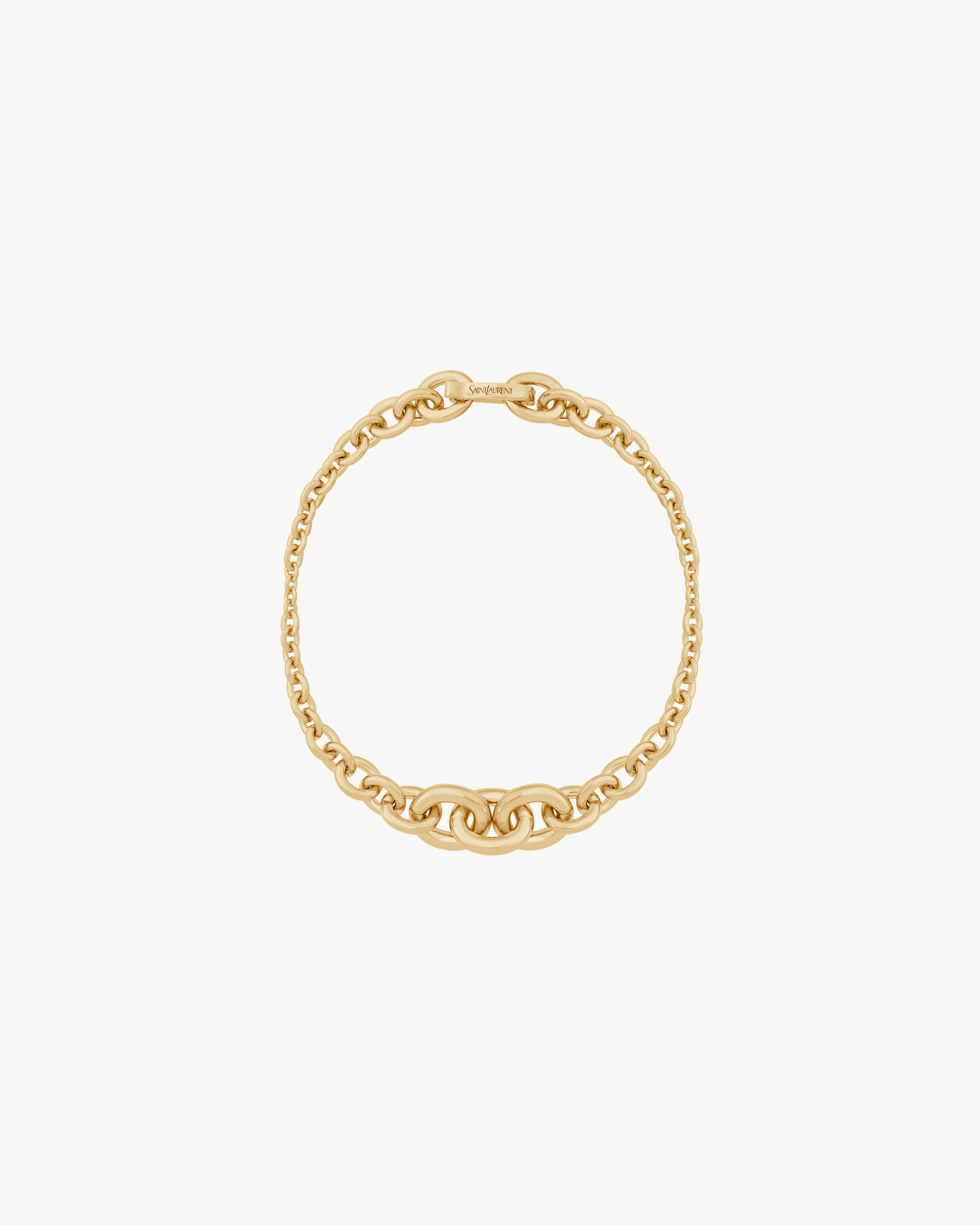 graduated chain bracelet in 18K yellow gold