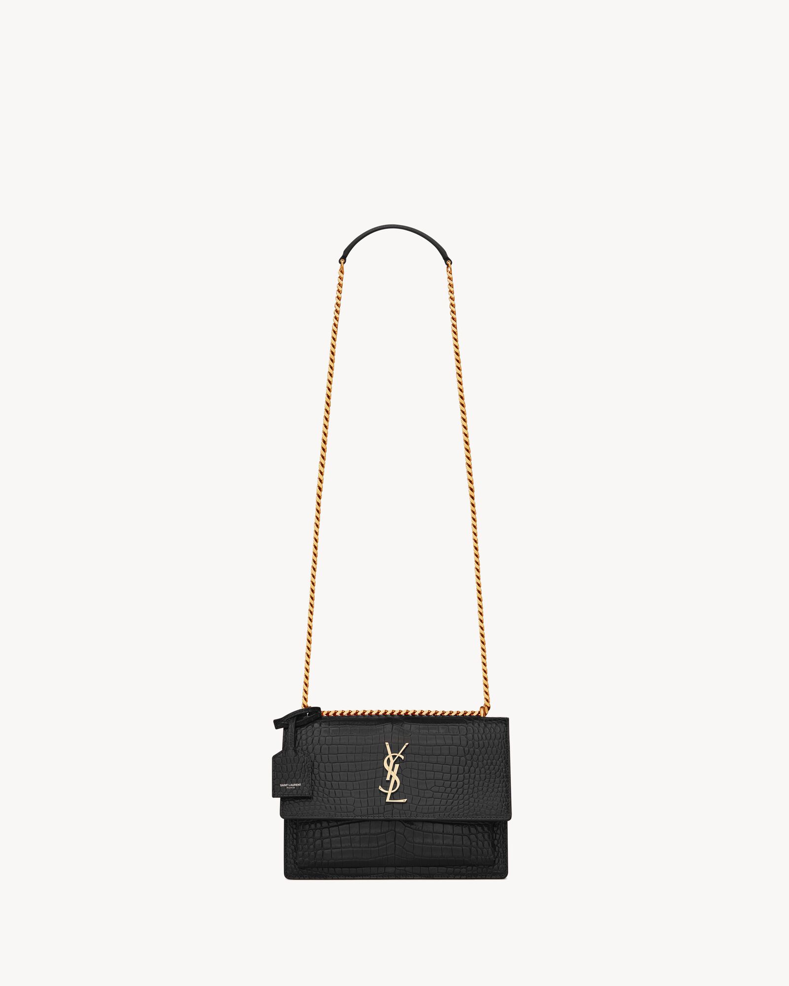 White croc ysl bag sale