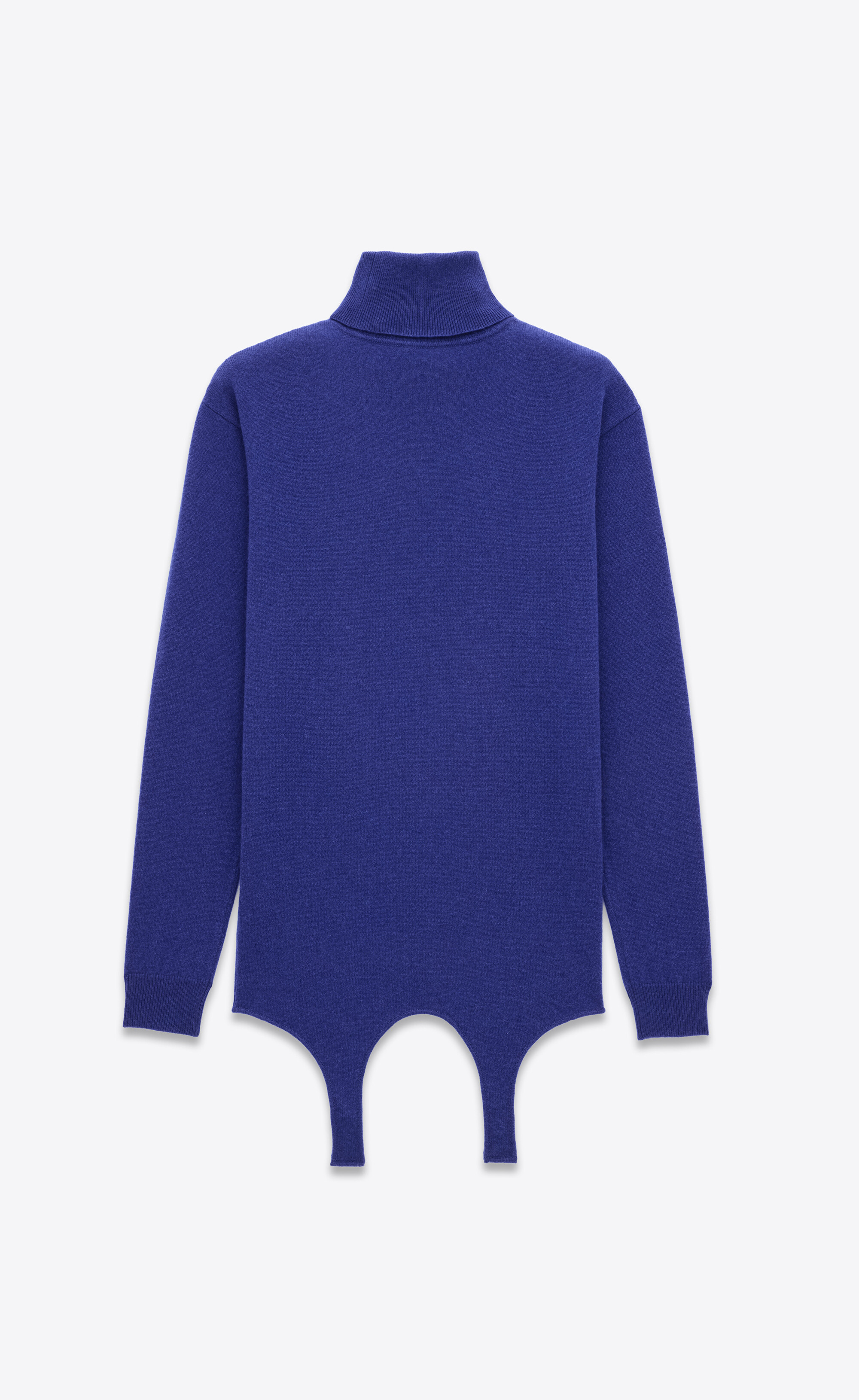 turtleneck garter sweater in cashmere