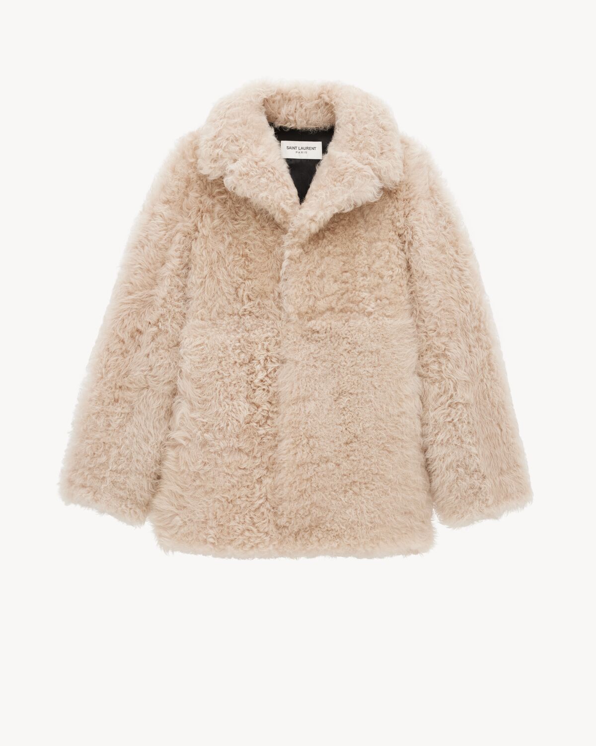 coat in shearling 