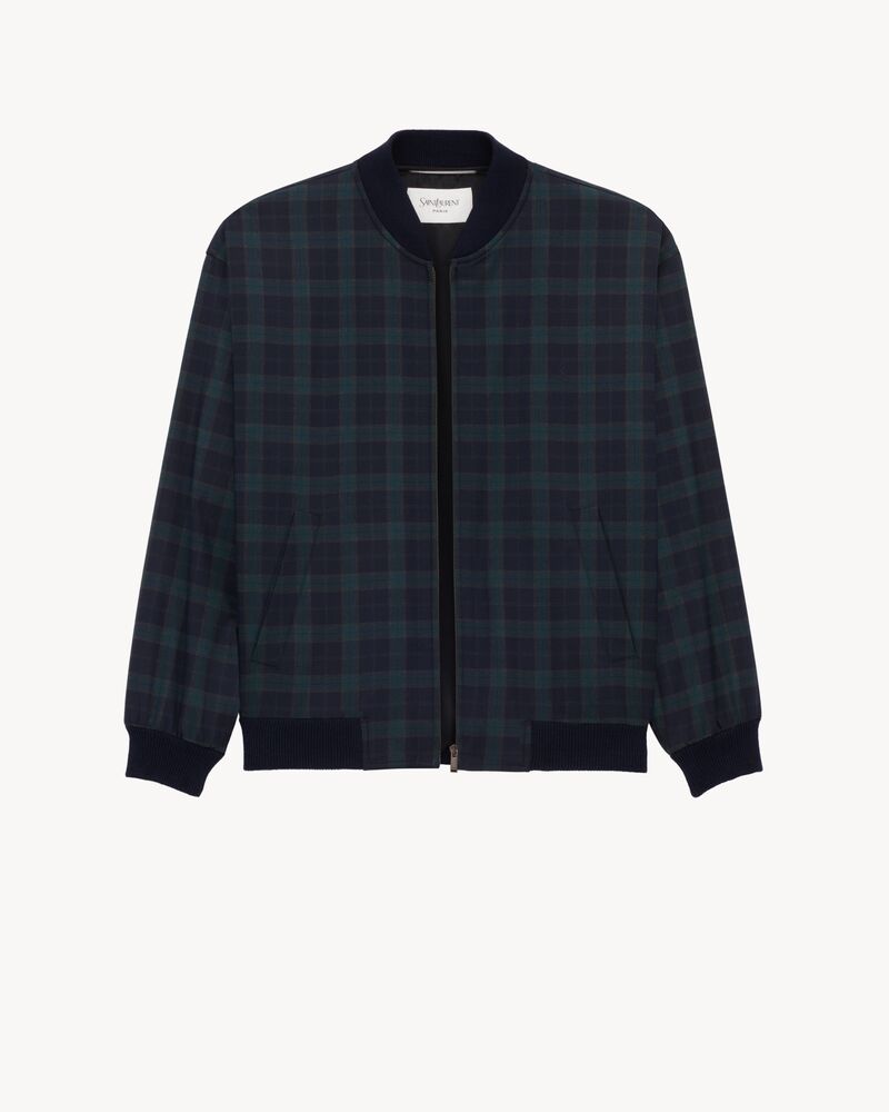 CASSANDRE bomber jacket in check