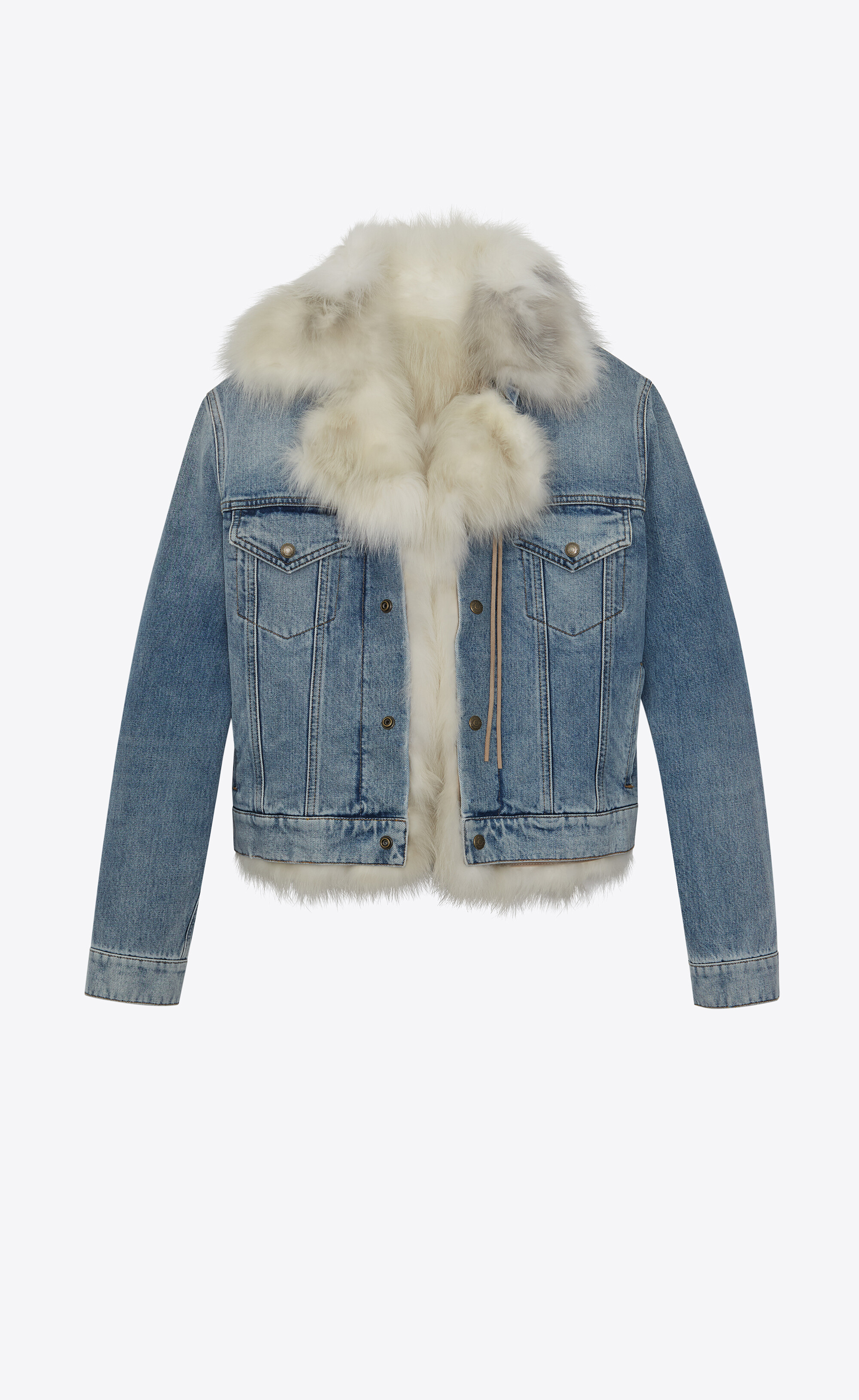 fur lined denim