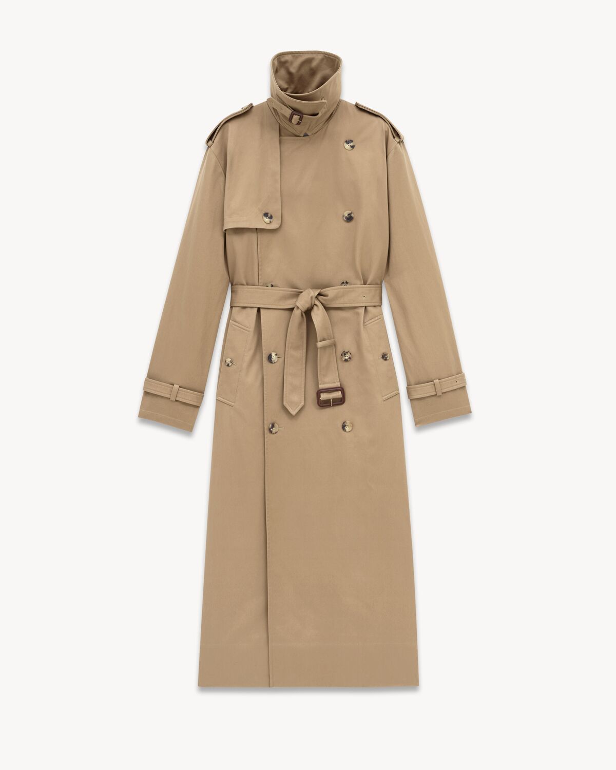 Trench Coat in Cotton Serge