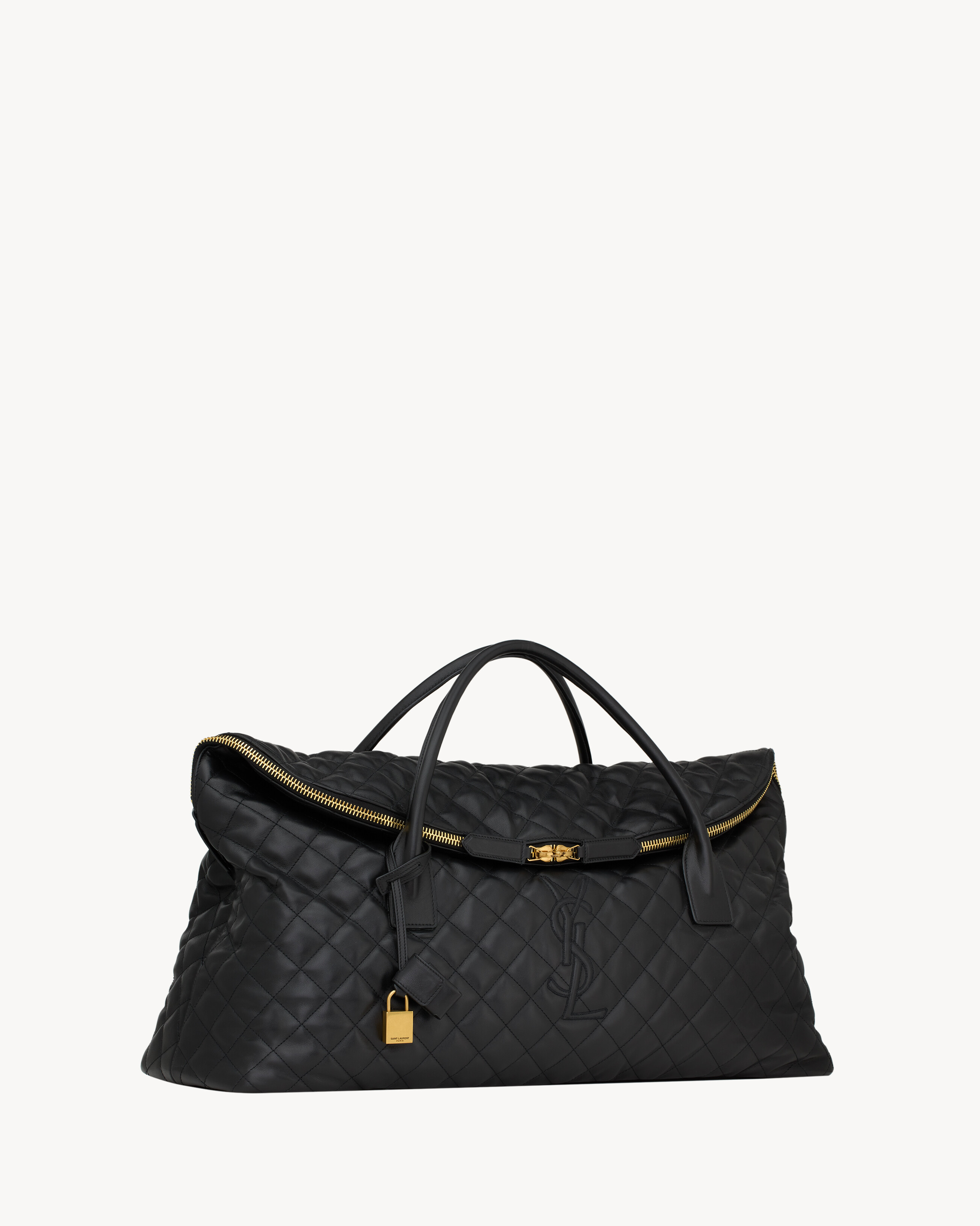 ES GIANT TRAVEL BAG IN QUILTED LEATHER