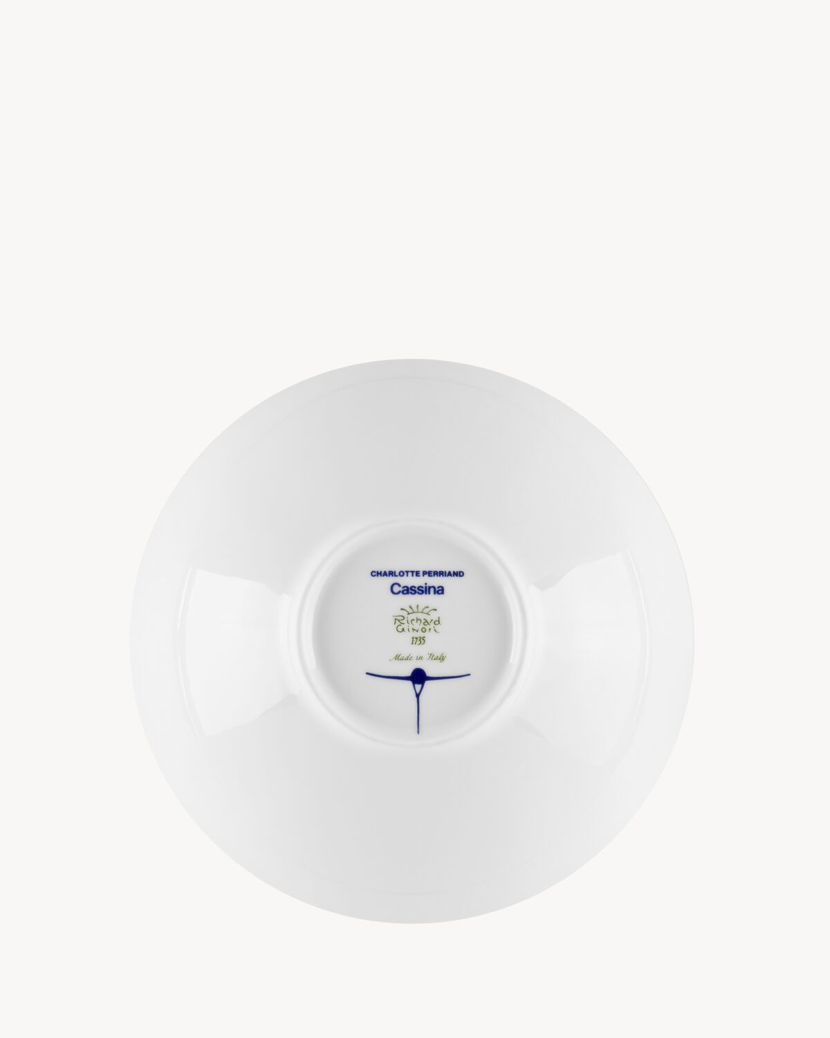 charlotte perriand plates in porcelain