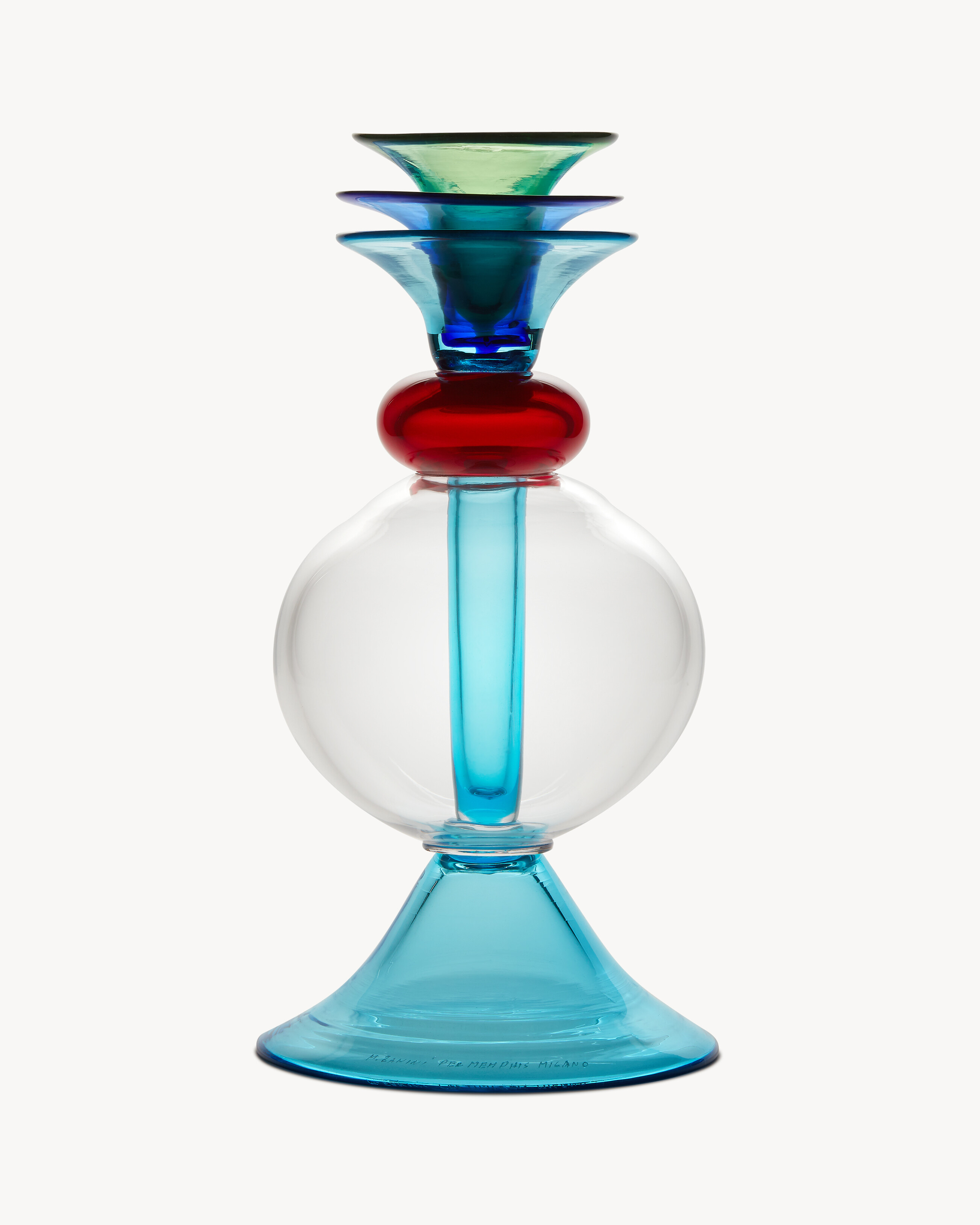 Alpha Centauri vase in Blown glass