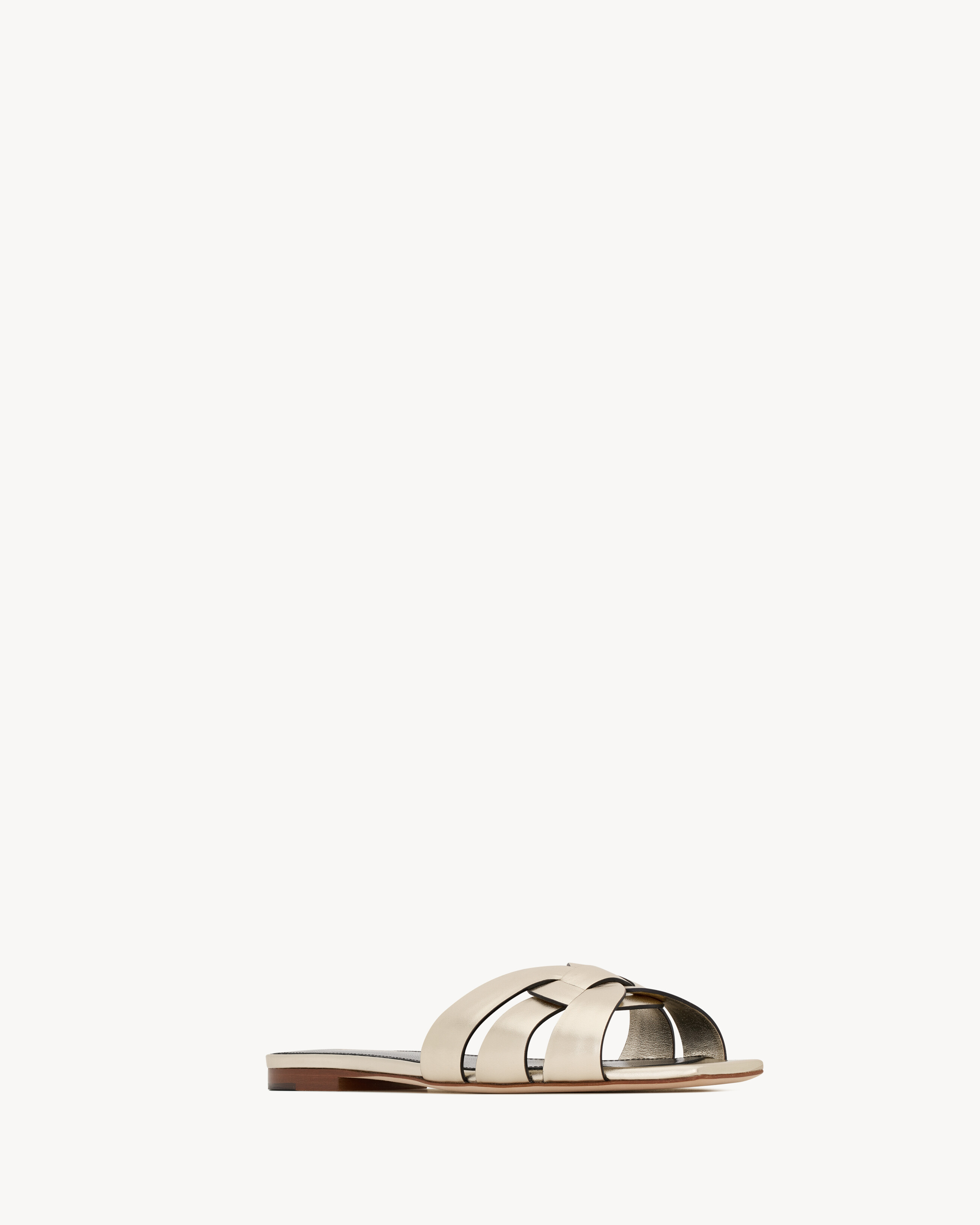 Mule TRIBUTE in pelle metallizzata