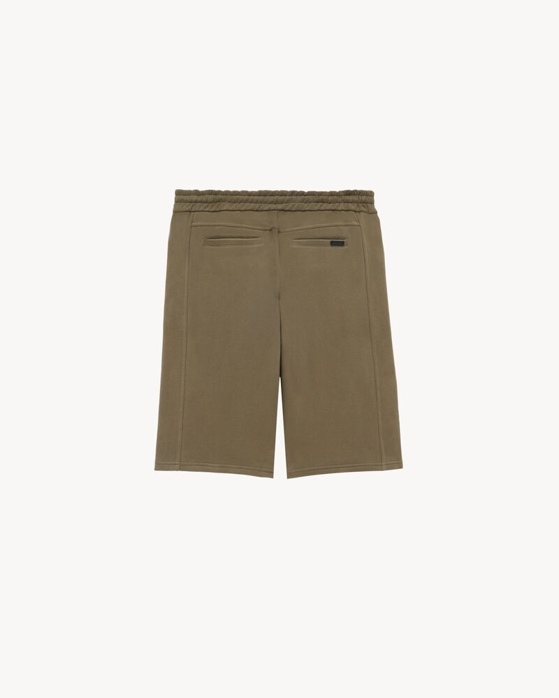 CASSANDRE BERMUDA SHORTS IN COTTON FLEECE