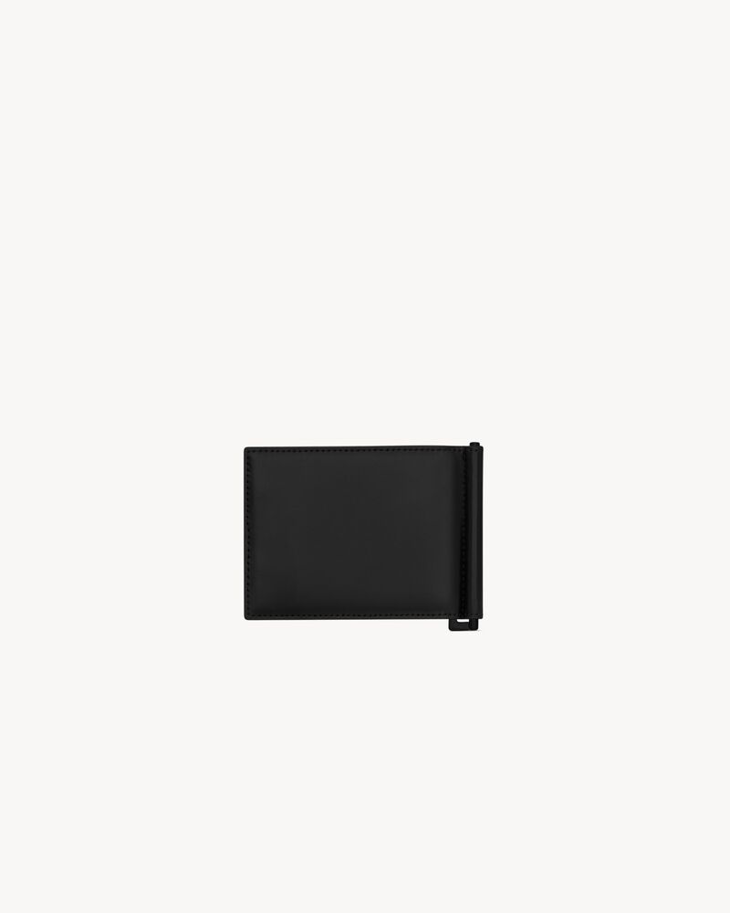 TINY CASSANDRE Bill clip wallet in matte leather