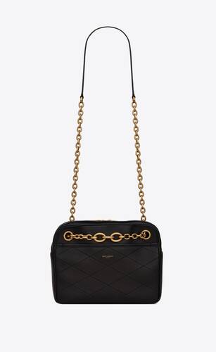 le maillon small chain bag in quilted lambskin