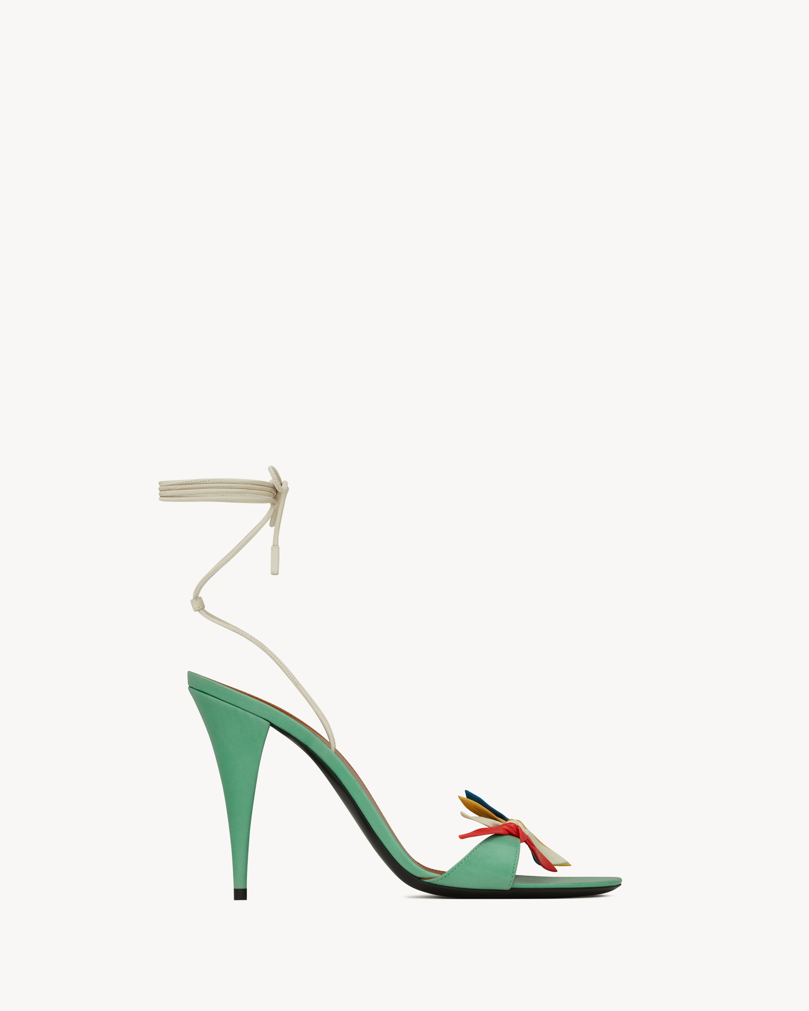Elsa sandals in smooth leather | Saint 