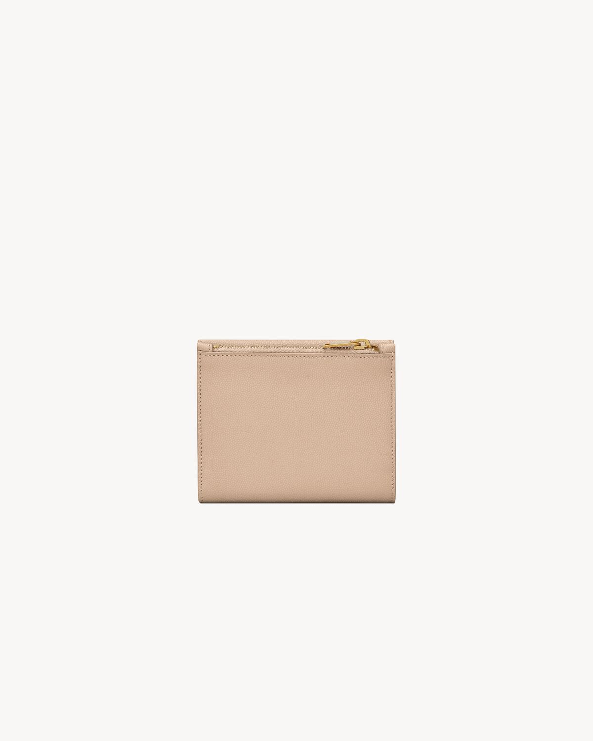 UPTOWN Compact wallet in grain de poudre leather