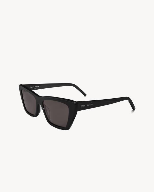 Saint Laurent ブラック キャットアイ サングラス