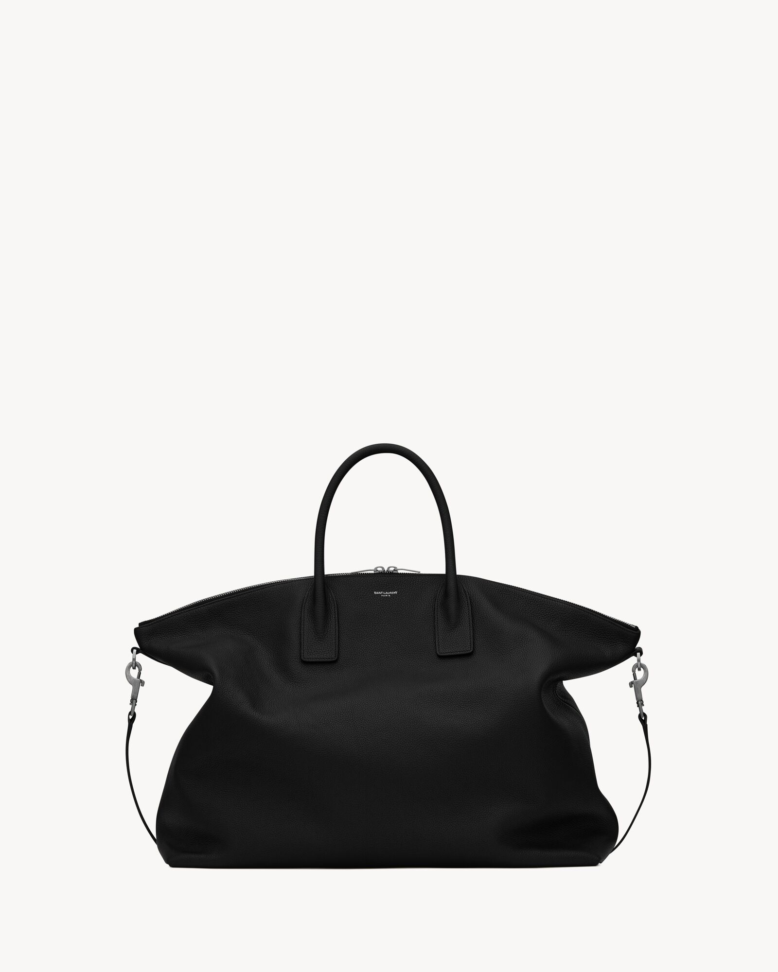Bowling Tote in grained leather — 649646DTI0E1000
