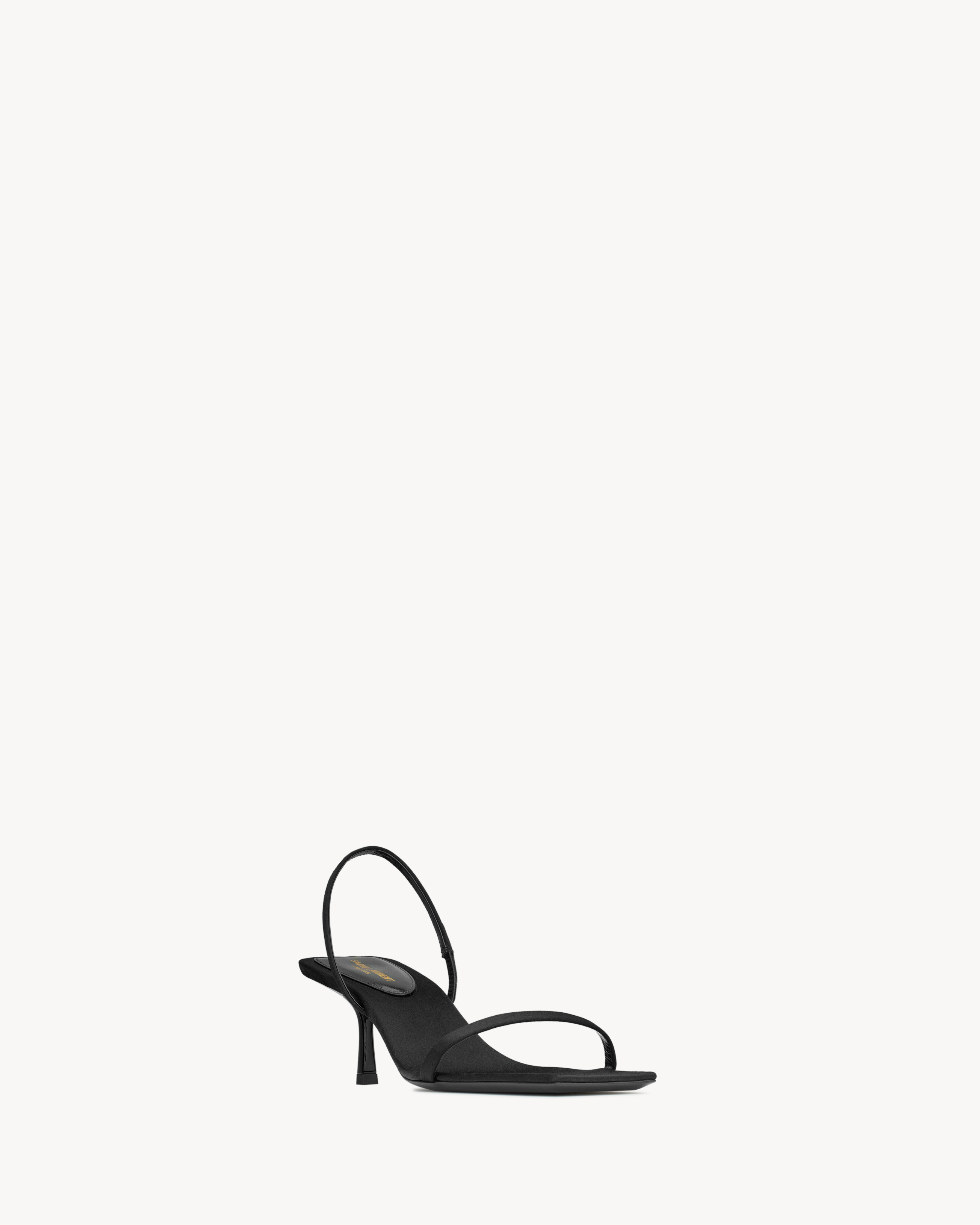 JASPE sandals in satin crepe