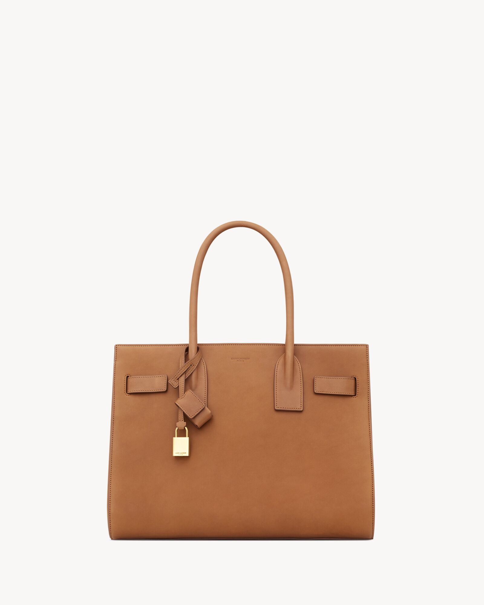 Saint laurent large leather shopper sale