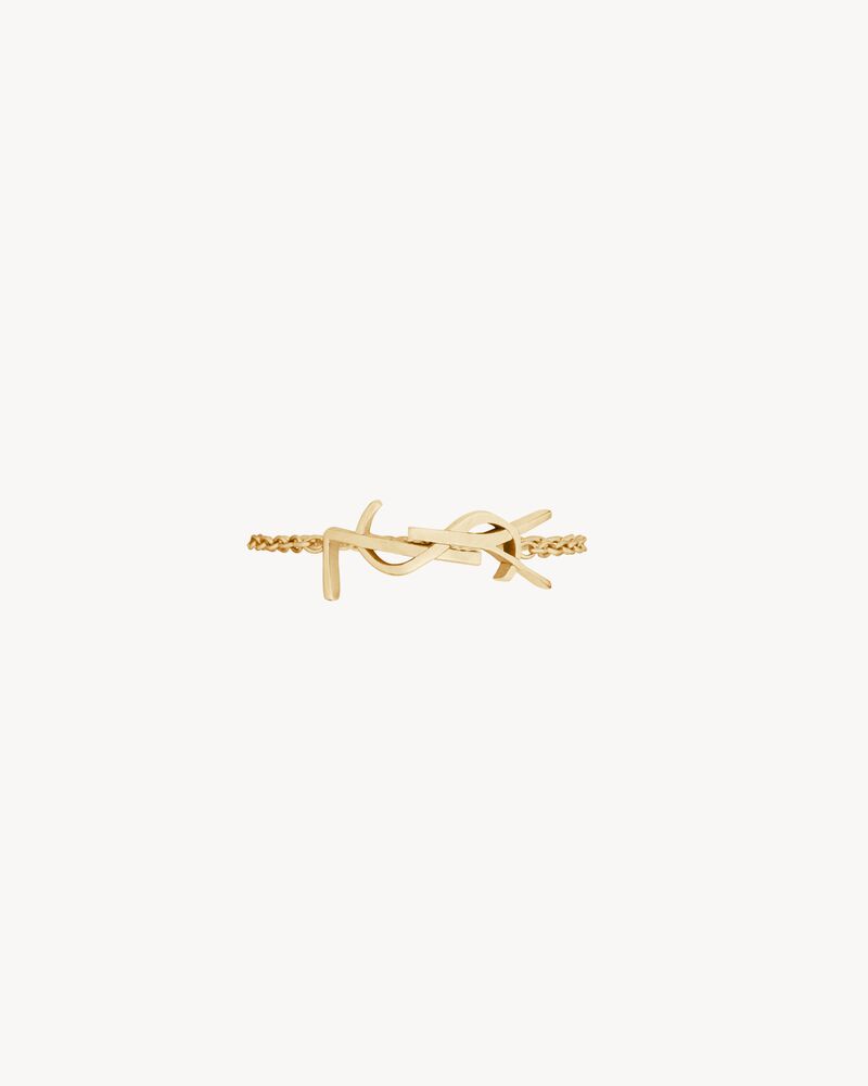 CASSANDRE chain ring in 18K yellow gold