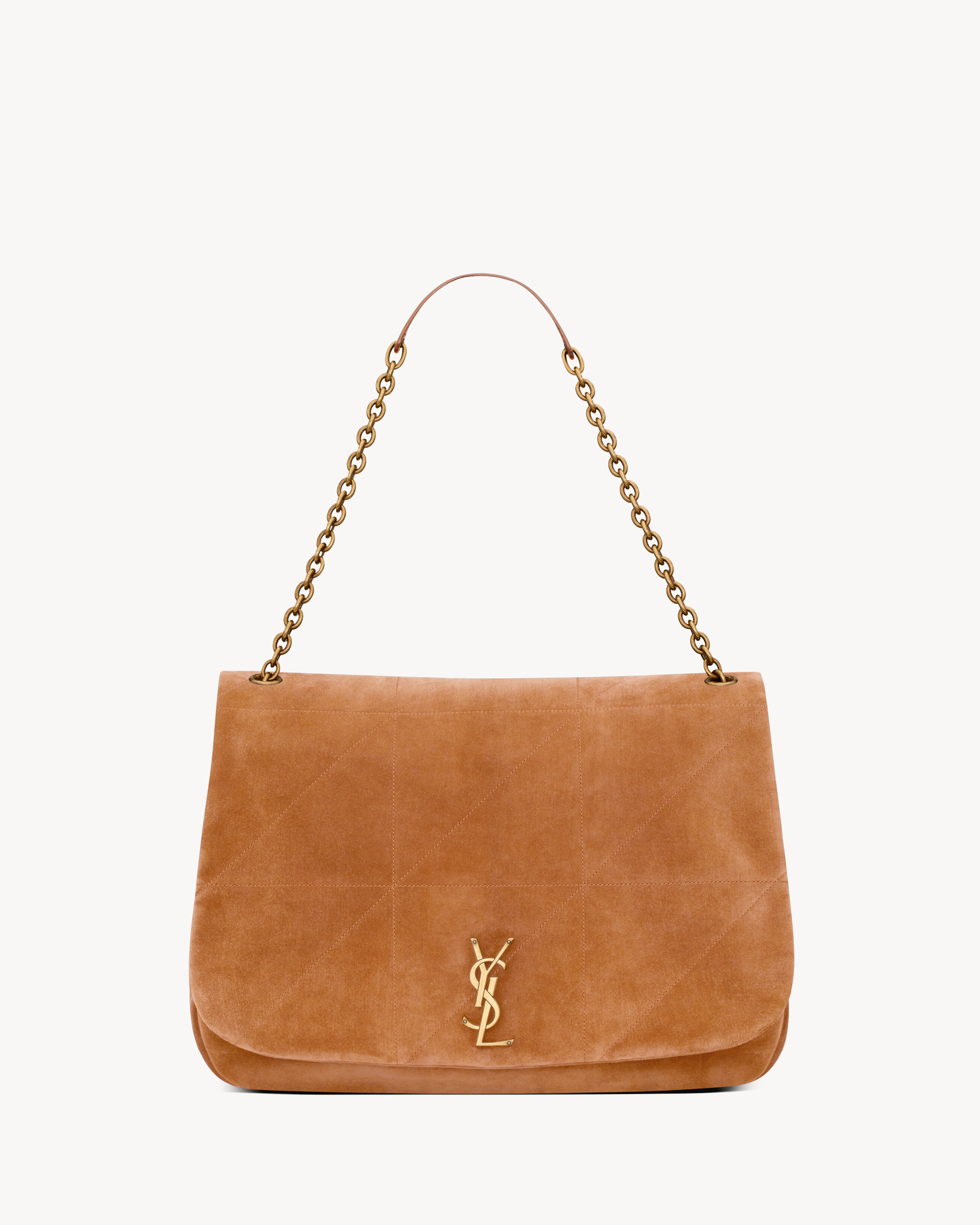 Saint laurent brown suede bag Outlet