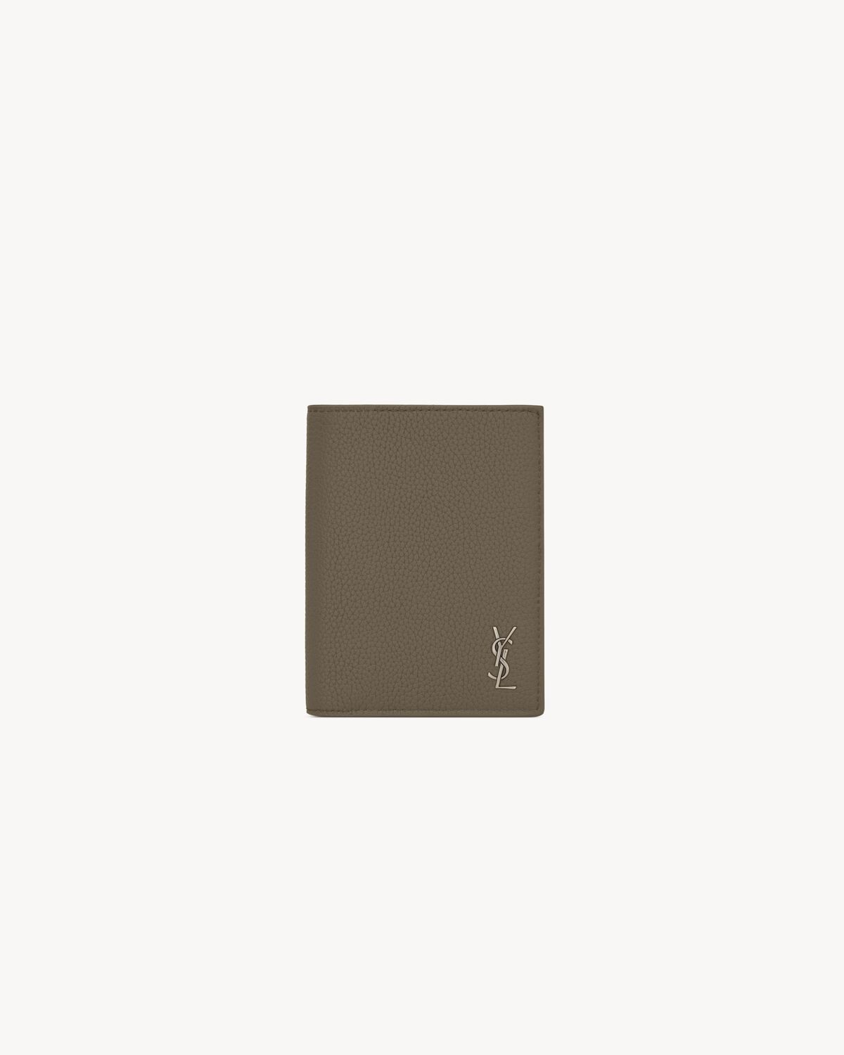 TINY CASSANDRE CREDIT CARD WALLET IN GRAINED LEATHER