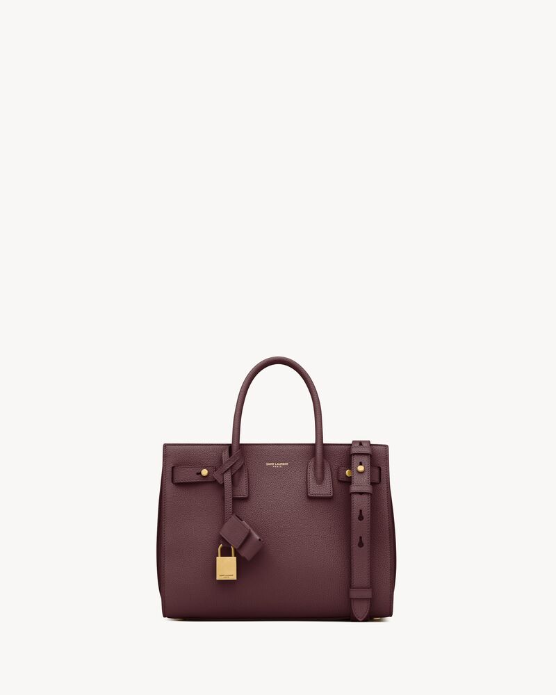 SAC DE JOUR SOUPLE EN CUIR GRAINÉ - BABY