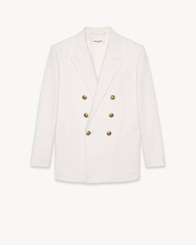 veste en sergé de laine