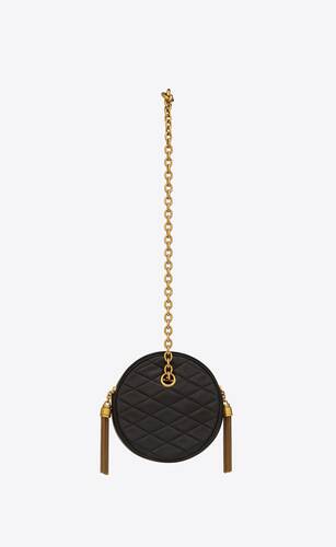 le maillon round chain bag in lambskin