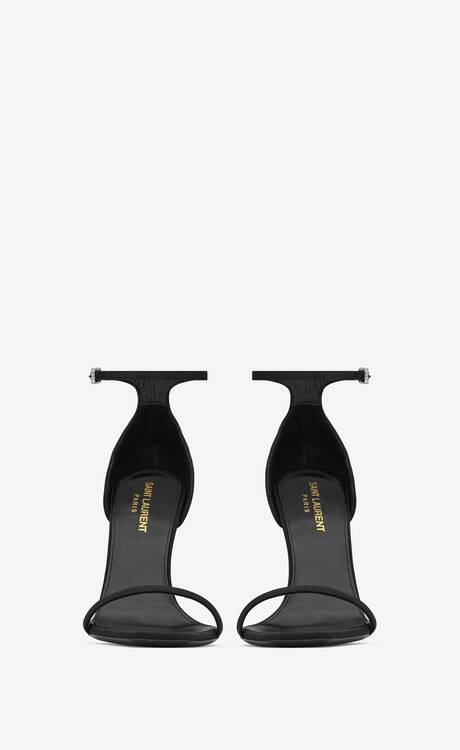 OPYUM sandals in crepe de chine | Saint Laurent | YSL.com