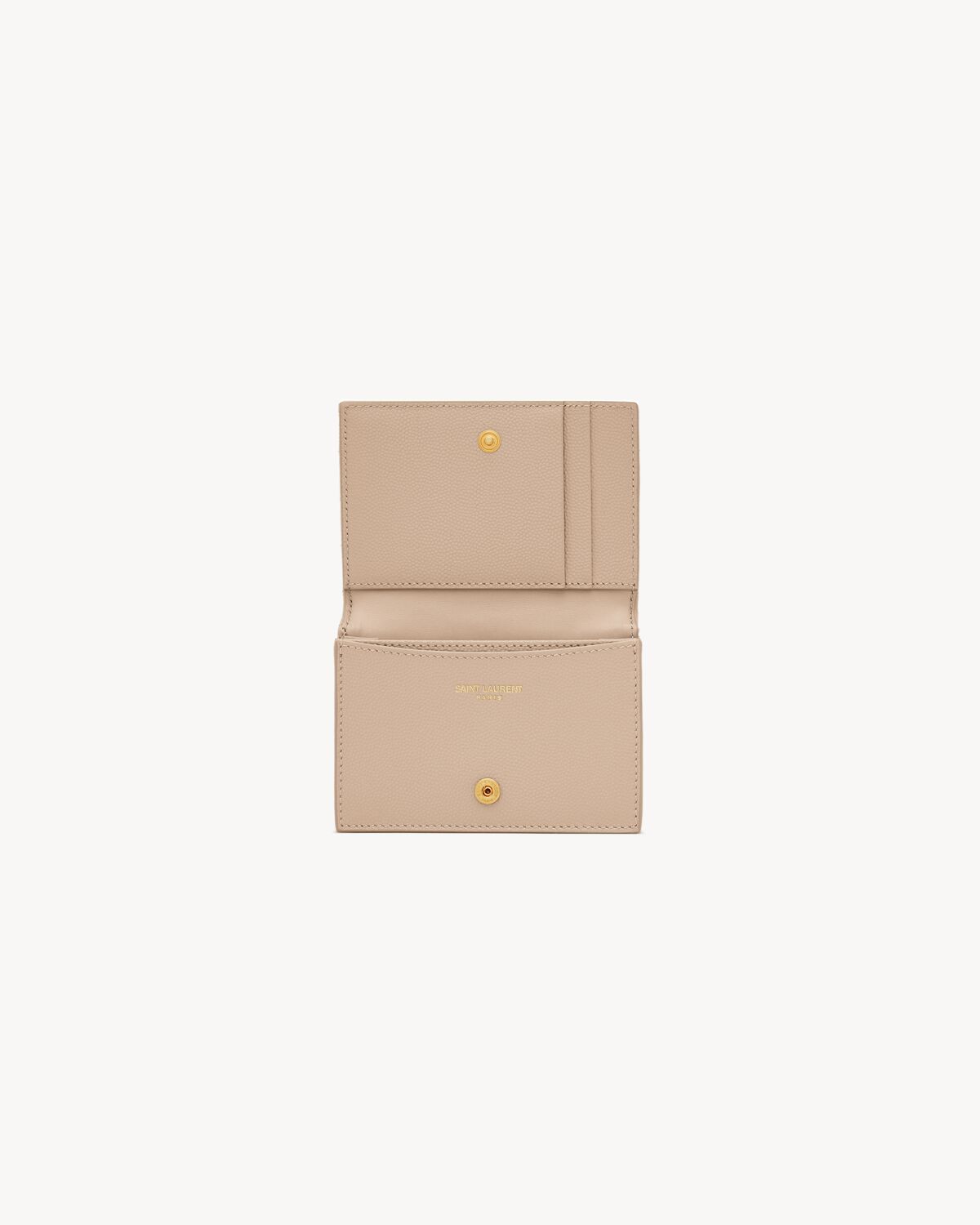 CASSANDRE MATELASSÉ business card case in grain de poudre leather