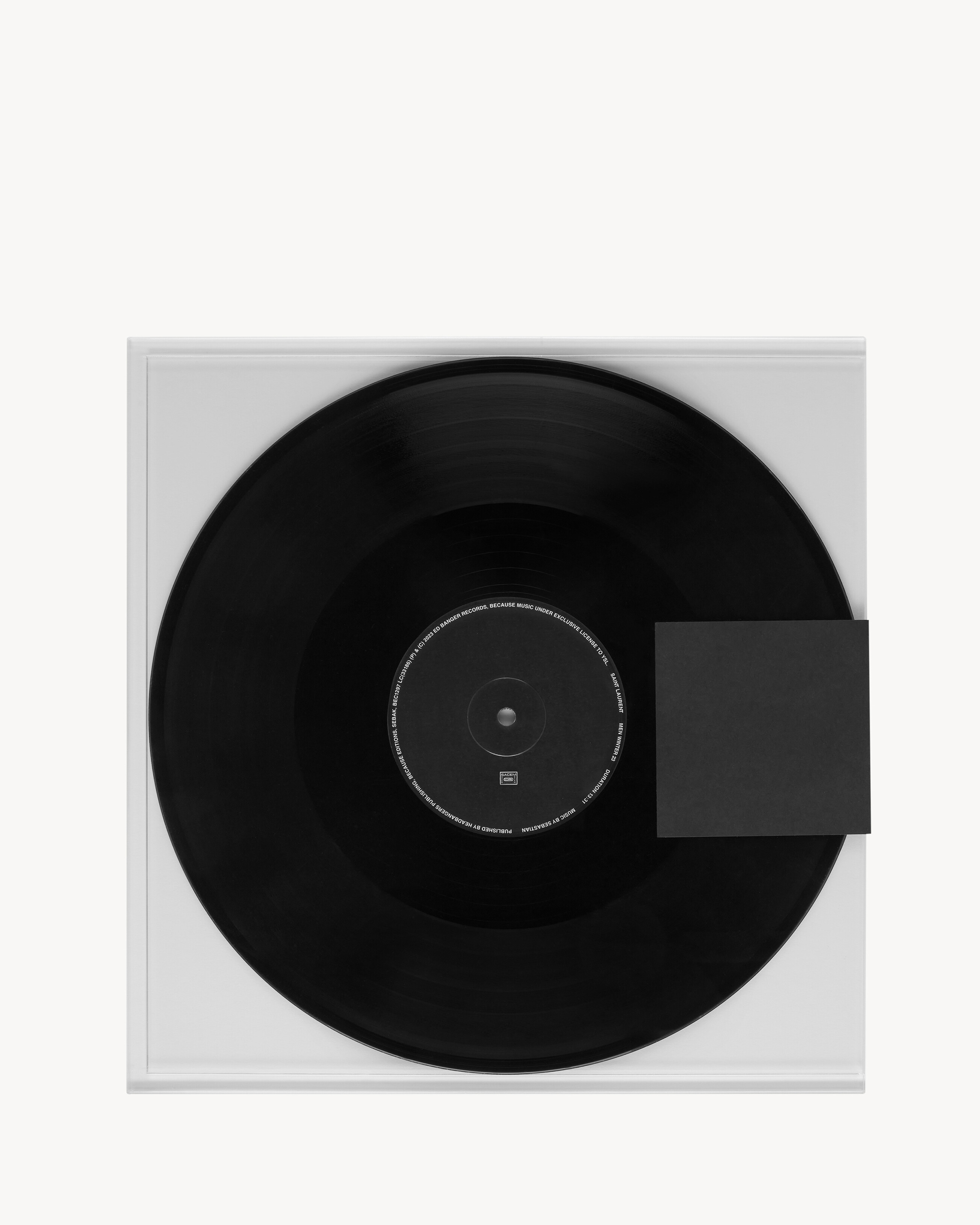 SAINT LAURENT MEN'S WINTER 2023 SOUNDTRACK BY SEBASTIAN