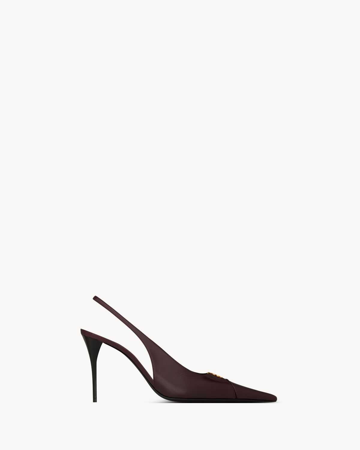 babylone breteuil slingback pumps in smooth leather