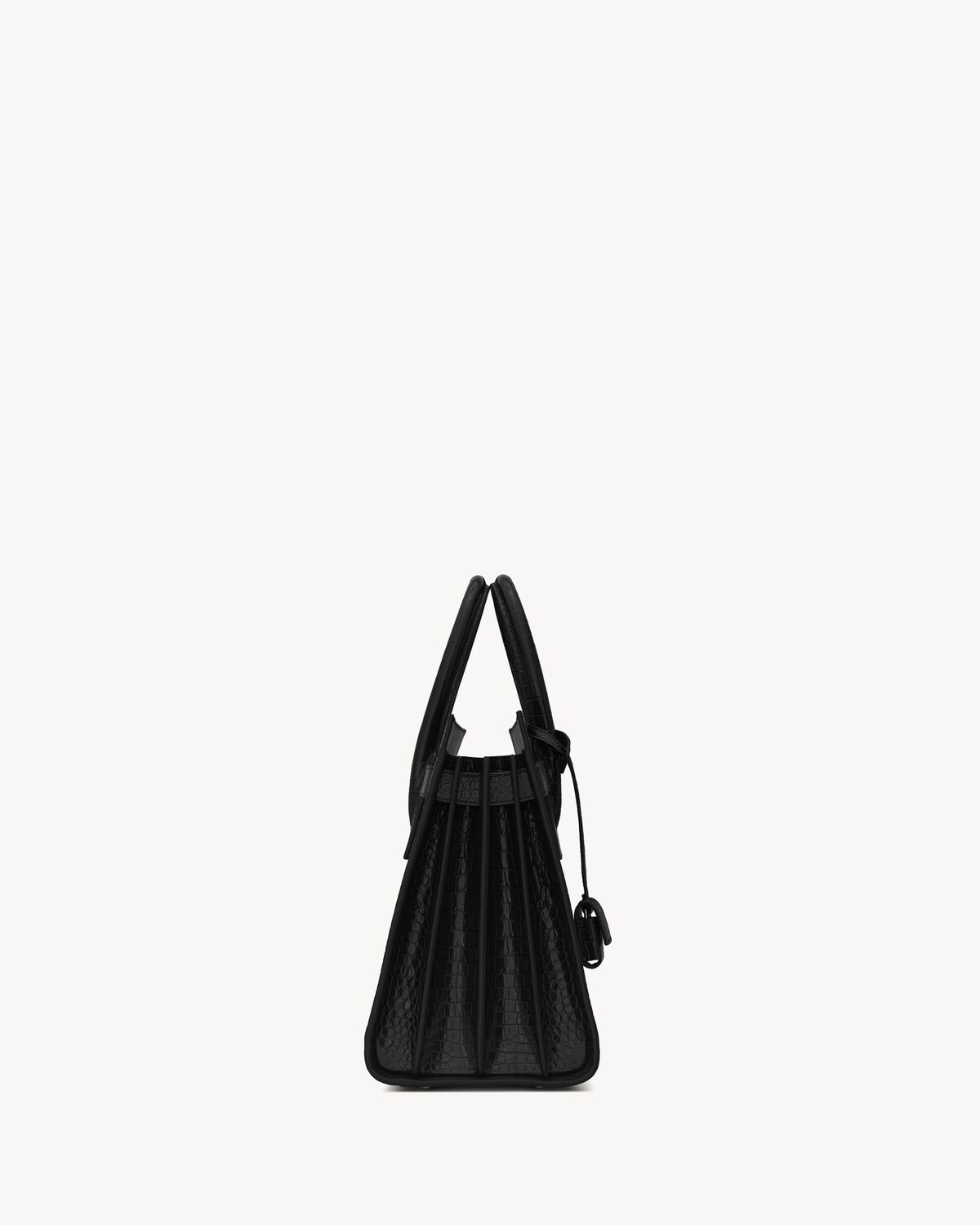 sac de jour in embossed crocodile leather - small